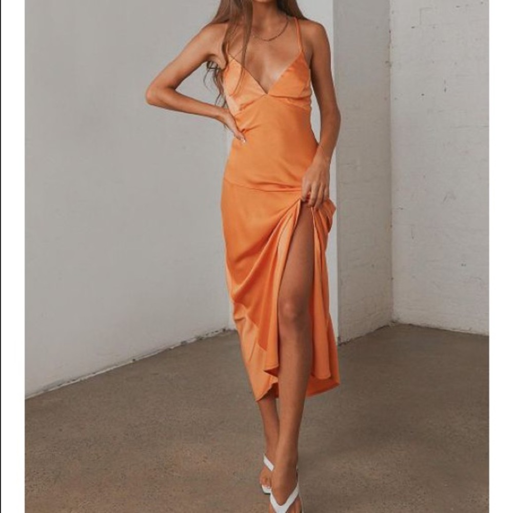 Peppermayo Orange MIDI Dress sold out online
